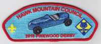 Hawk Mountain Council 2016 Pinewood Derby CSP Hawk Mountain Council #528