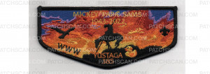 Patch Scan of Mickey "Papa" Sams Memorial Flap (PO 100377)