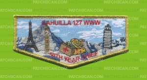 Patch Scan of Cahuilla 127 50th Year Chief flap