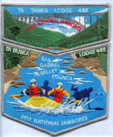Ta Tanka Lodge 488 National Jamboree San Gabriel Valley Council 2013 - Pocket Flap San Gabriel Valley Council #40