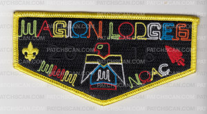 Patch Scan of Wagion Lodge 6 NOAC 2018 Flap Yellow