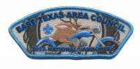 East Texas Area Council- 2017 National Jamboree- Jackalope (Blue Teal) (Black Border) East Texas Area Council #585