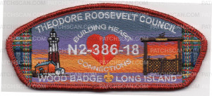 Patch Scan of WOOD BADGE RED