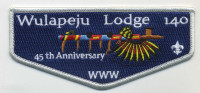 Wulapeju Lodge Flap 2 Blackhawk Area Council #660