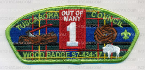 Patch Scan of Tuscarora Council Wood Badge CSP
