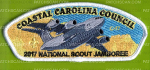 Patch Scan of Coastal Carolina Council 2017 National Jamboree JSP C-17 KW1977 White Border