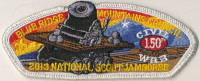 29581D - 2013 National Jamboree Patch Set Blue Ridge Mountains Council #599