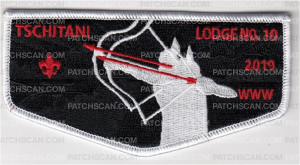 Patch Scan of TSCHITANI LODGE TICKET FLAP