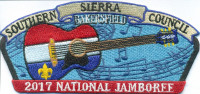 Southern Sierra Council Bakersfield 2017 National Jamboree Jacket Patch  Southern Sierra Council #30