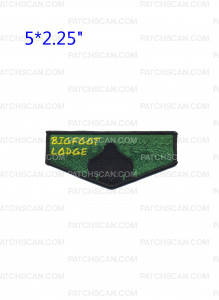 Patch Scan of Bigfoot Lodge Flap (Green)