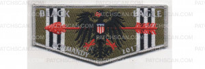 Patch Scan of Normandy Camporee Lodge Flap Olive (PO 86762)