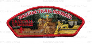 Patch Scan of Oregon Trail Council Crater Lake Council 2017 National Jamboree JSP KW2107