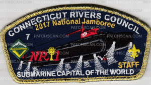 Patch Scan of CRC National Jamboree 2017 STAFF #7