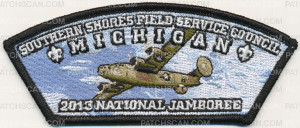 Patch Scan of 28375 - 2013 Jamboree B-24 Bomber JSP 3