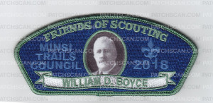 Patch Scan of Minsi Trails Friends of Scouting 2018