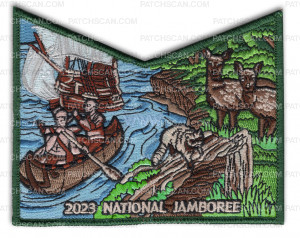 Patch Scan of P24898D 2023 National Jamboree Tantamous Lodge