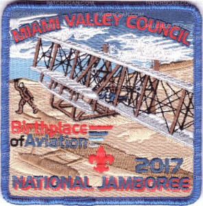 Patch Scan of Miami Valley Council - National Jamboree - Mettalic Border Center