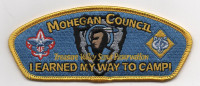 I EARNED MY WAY TO CAMP Mohegan Council #254
