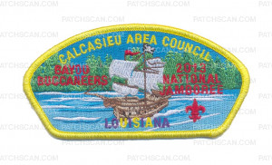 Patch Scan of CAC - CALCASIEU AREA COUNCIL JSP (Yellow Border)
