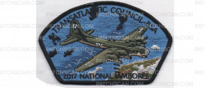 Patch Scan of Jamboree CSP B17 Flying Fortress black border (PO 87015)