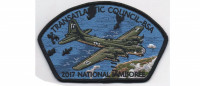 Jamboree CSP B17 Flying Fortress black border (PO 87015) Transatlantic Council #802