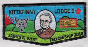 Patch Scan of James E West Kittainny Flap 