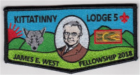 James E West Kittainny Flap  Hawk Mountain Council #528