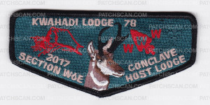 Patch Scan of Kwahadi Lodge 78 Conclave Host Lodge
