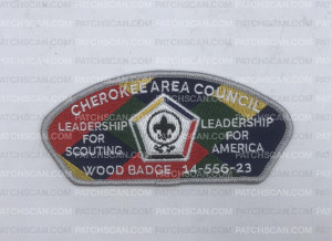 Patch Scan of Cherokee Area Council Woodbadge CSP Set