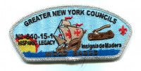 Greater New York Councils Wood Badge ax and log Greater New York, Manhattan Council #643