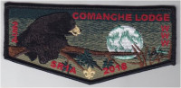 Comanche Lodge OA FLap black Louisiana Purchase Council #213