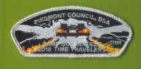 Camp Bud Schiele 2018 Time Travelers Staff Piedmont Area Council #420