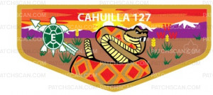 Patch Scan of Cahuilla 127 WWW - lodge pocket flap 