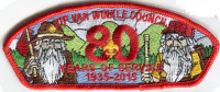 RVWC 80TH Aniversary CSP Rip Van Winkle Council #405