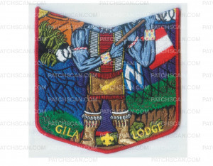 Patch Scan of Ceremonial Chief NOAC pocket patch (85311)