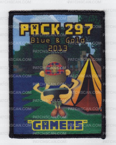 Patch Scan of Pack 297 Blue and Gold 