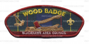 Patch Scan of BAC - Wood Badge
