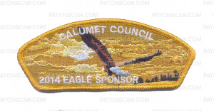 Patch Scan of K123887 - CALUMET COUNCIL - 2014 EAGLE SPONSOR CSP