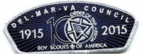 Del-Mar-Va CCL 100 Years OA CSP (Navy) Del-Mar-Va Council #81