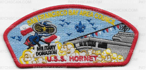 Patch Scan of San Francisco Bay Area Council - USS Hornet