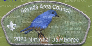 Patch Scan of 455777- National Jamboree Mountain Blue bird 