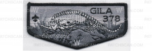Patch Scan of Gila Flap Stage #4 Grey Scale (PO 87984)