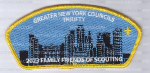 Patch Scan of Big Apple Family Friends of Scouting 2023