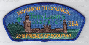 Patch Scan of Monmouth Council FOS 2016 Twin Lights District
