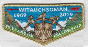 Patch Scan of Witauchsoman Lodge 50th Anniversary Pocket Set