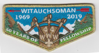 Witauchsoman Lodge 50th Anniversary Pocket Set Minsi Trails Council #502