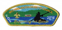FOS 2016 - Supporting our Scouts (Gold Metallic) Western Massachusetts Council #234