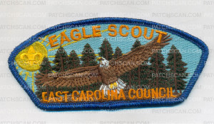 Patch Scan of Eagle Scout East Carolina Council 