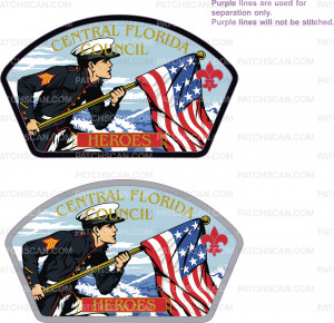 Patch Scan of Heroes CSP-Marines Black Border (PO 86709)