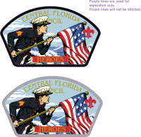 Heroes CSP-Marines Black Border (PO 86709) Central Florida Council #83
